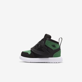 Nike Sky Jordan 1 - Babe Jordan Cipő - Fekete/MélyZöld/Piros/Fekete